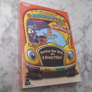 New Kindergarten Fun & Skills Pack Ages 4-6 Win 95/98 Math Lego Crayola CD Rom